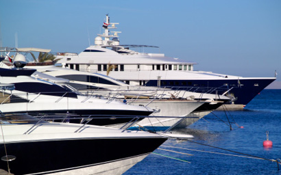 Luxury yachts