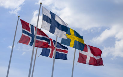 Nordics flags