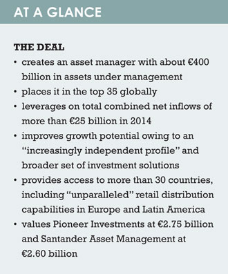 Pioneer and Santander deal