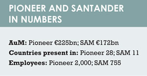 Pioneer and Santander in numbers