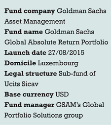 Goldman Sachs fund launch