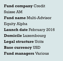 Credit Suisse fund launch