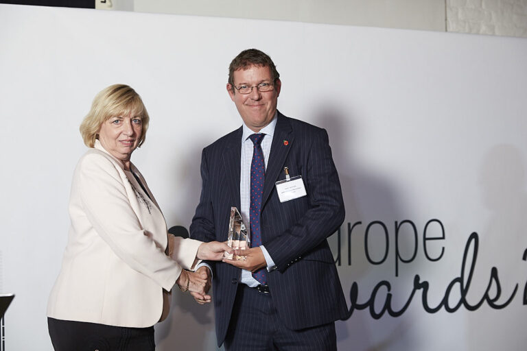 19. Administrator Commendation – BNP Paribas SS. Accepted by Andy Butler, presented by Margaret Delman.jpg