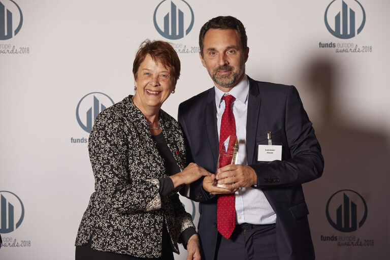 3. CIO, Pascal Blanque. Accepted by Alain Berry, Amundi. Presented by Diana Mackay, Mackay Williams.jpg
